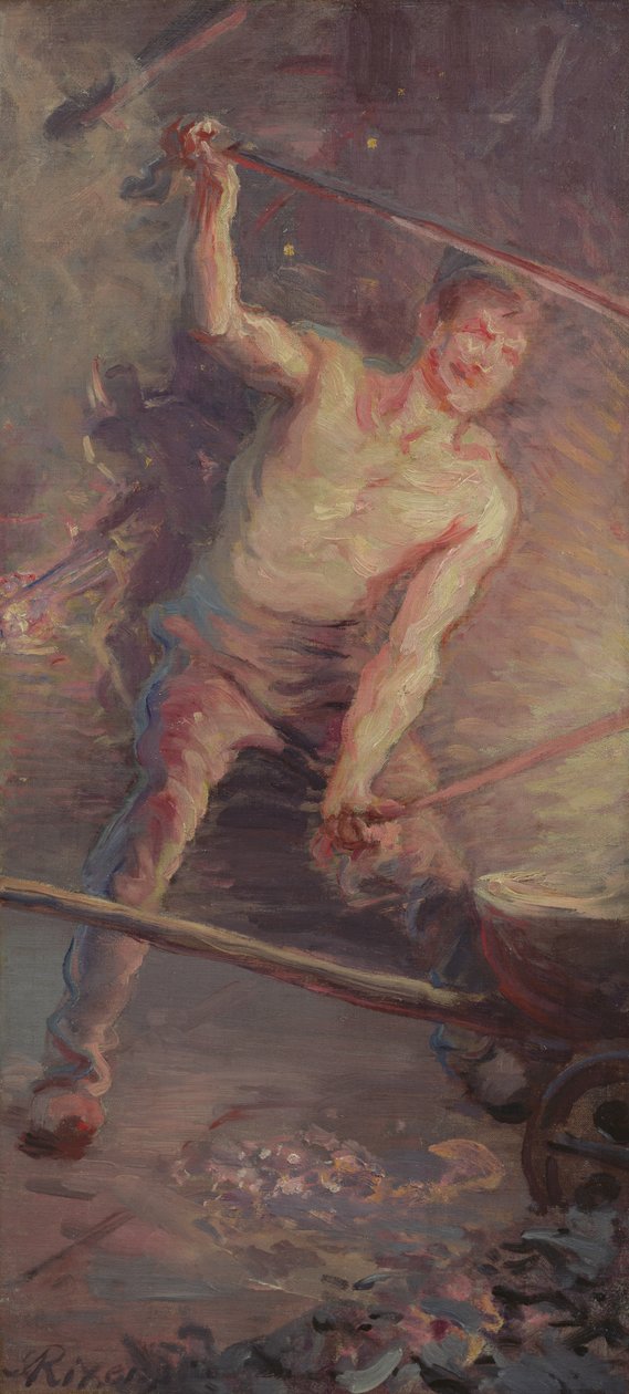 A tűz, 1889 alkotó: Jean Andre Rixens