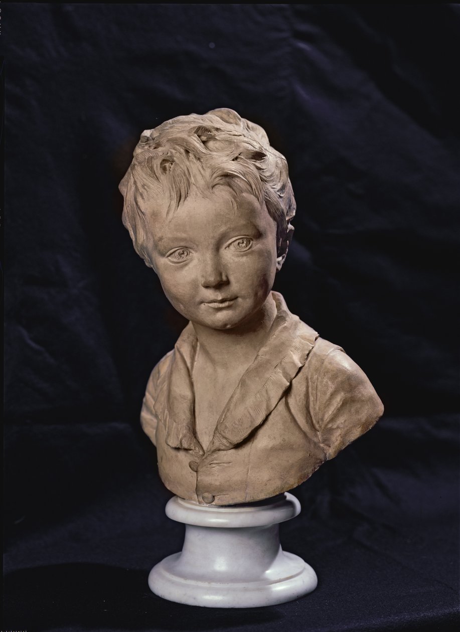 Alexandre Brongniart (1770-1847) mellszobra (márvány) alkotó: Jean Antoine Houdon