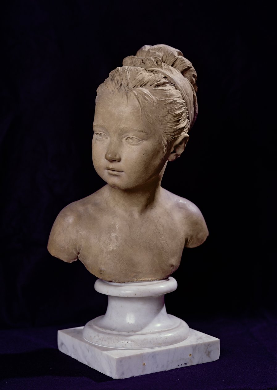 Louise Brongniart mellszobra, 1777 (márvány) alkotó: Jean Antoine Houdon