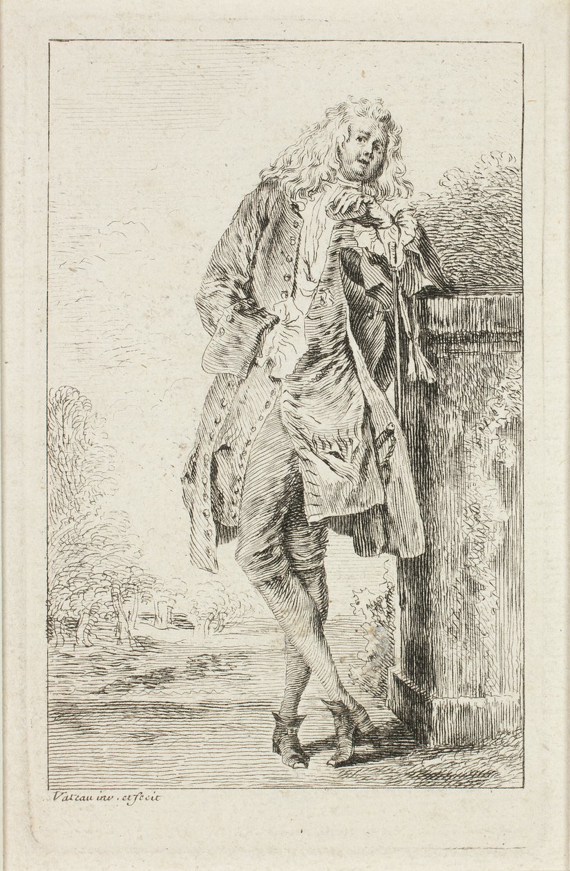 Mód figurák alkotó: Jean Antoine Watteau