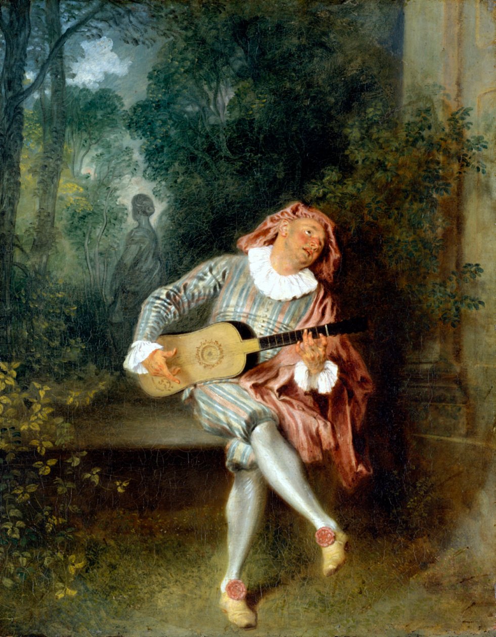 Mezzetin alkotó: Jean Antoine Watteau