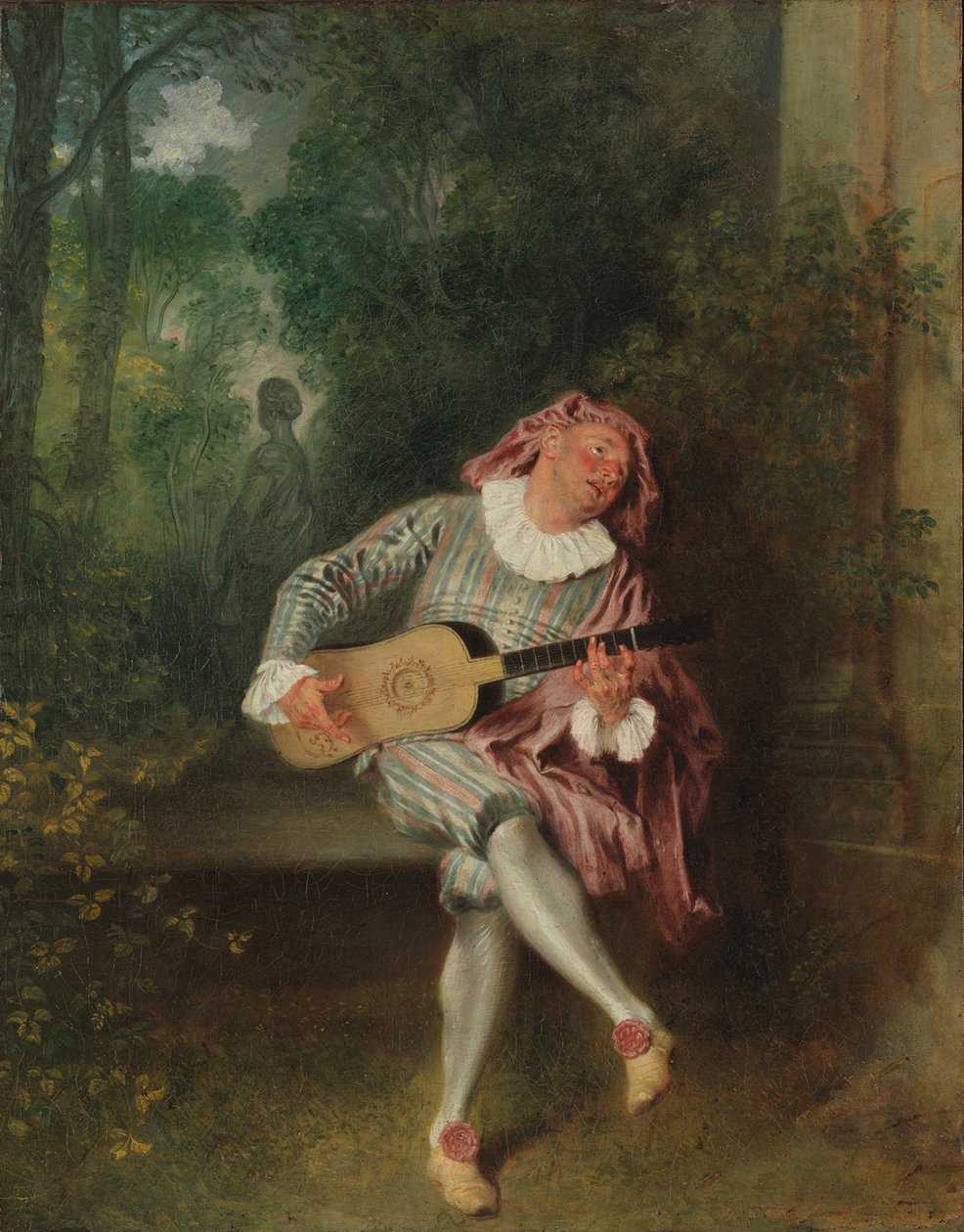 Mezzetin, 1718-20 körül (olaj, vászon) alkotó: Jean Antoine Watteau