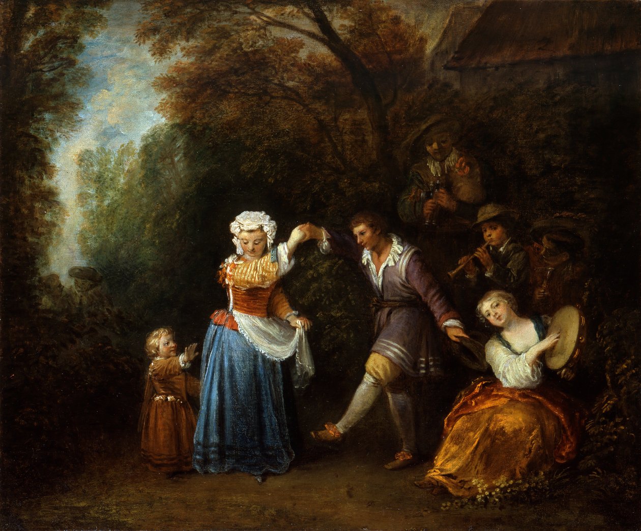 A Country Dance alkotó: Jean Antoine Watteau