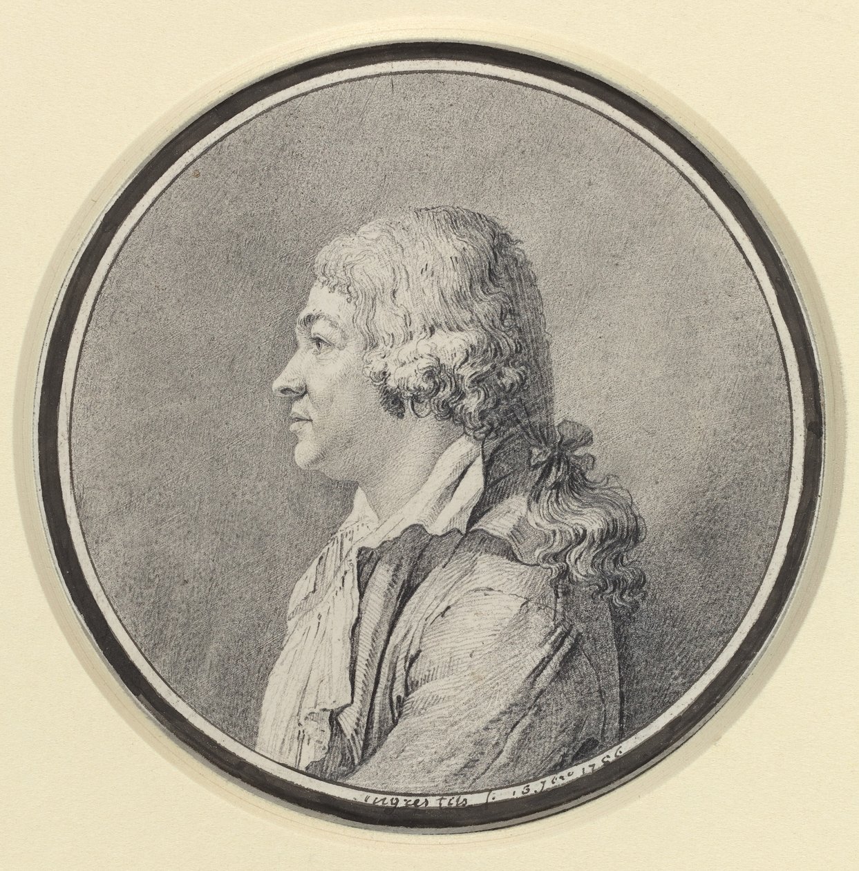 Egy férfi portréja alkotó: Jean Auguste Dominique Ingres