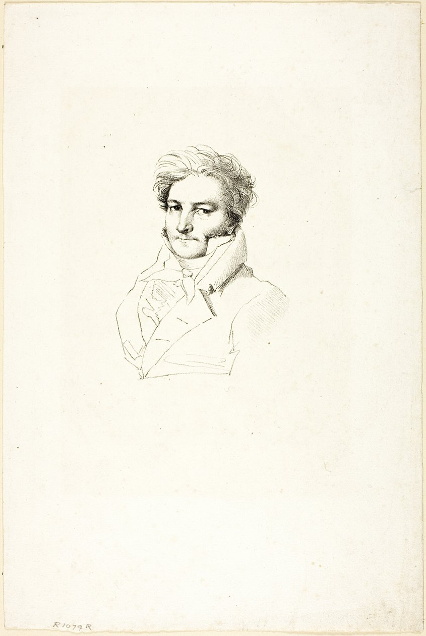 Egy férfi portréja alkotó: Jean Auguste Dominique Ingres