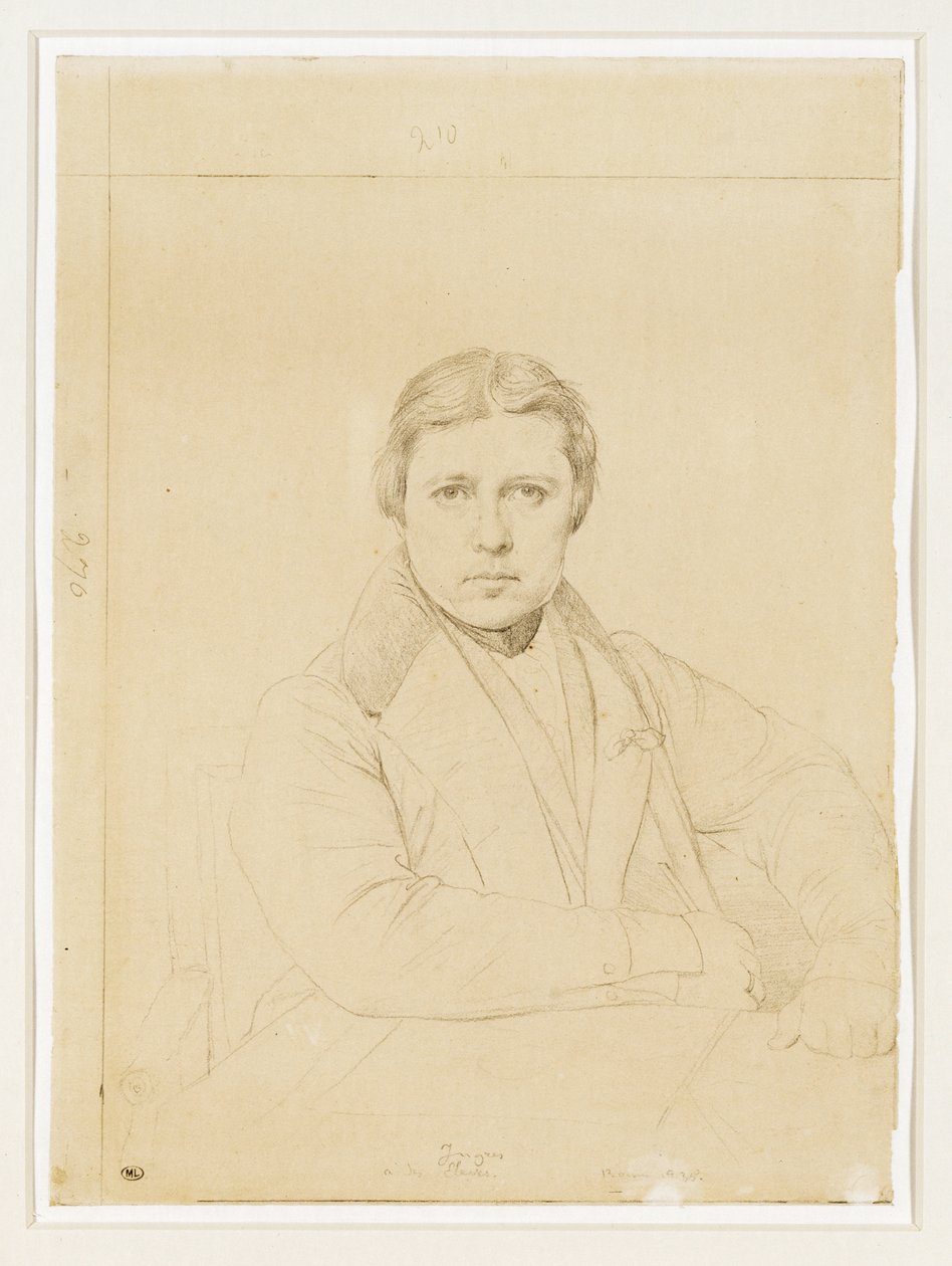 A művész önarcképe ... alkotó: Jean Auguste Dominique Ingres