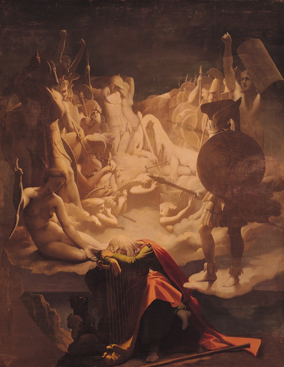 Ossian álma alkotó: Jean Auguste Dominique Ingres