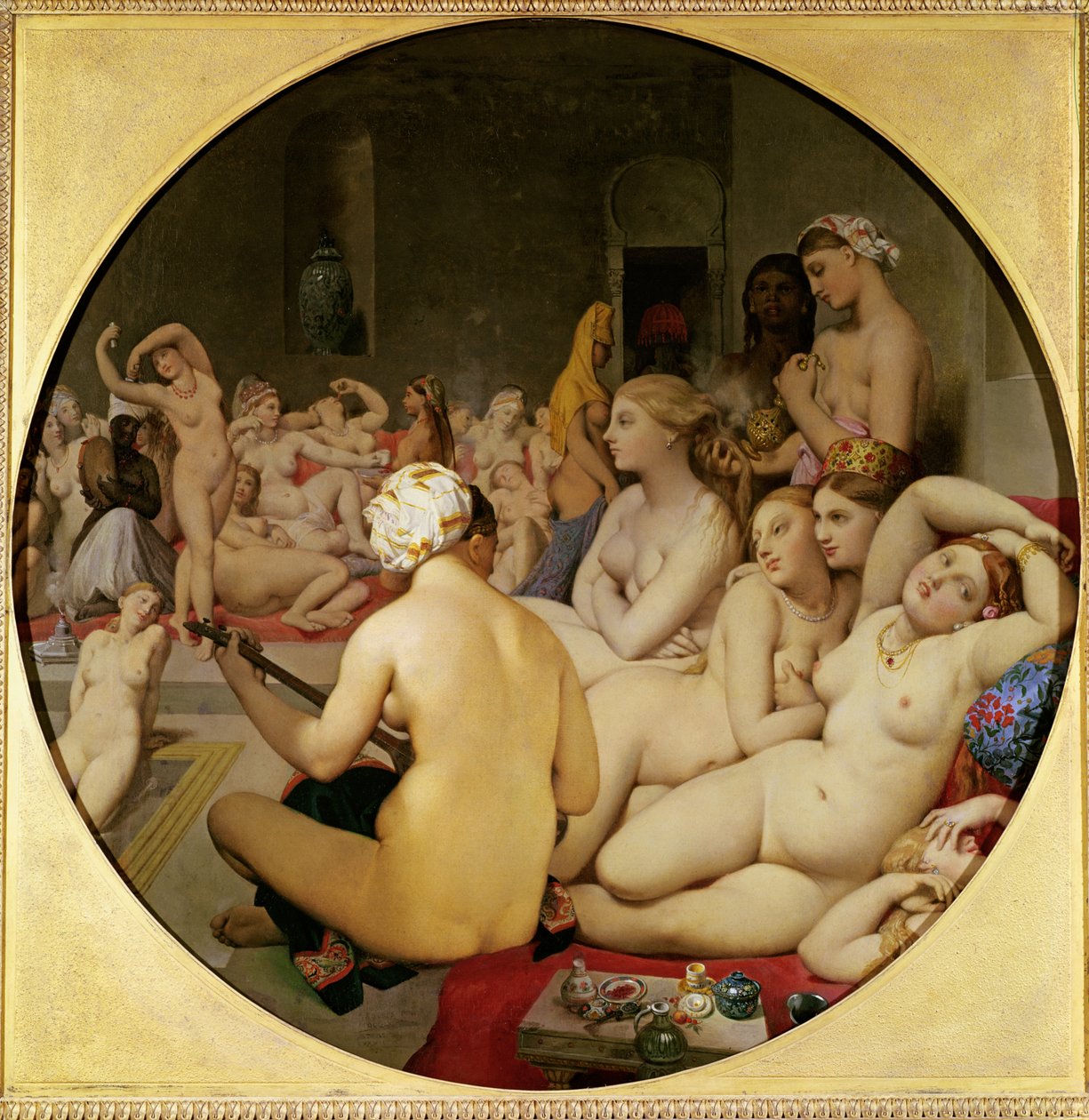 A törökfürdő alkotó: Jean Auguste Dominique Ingres