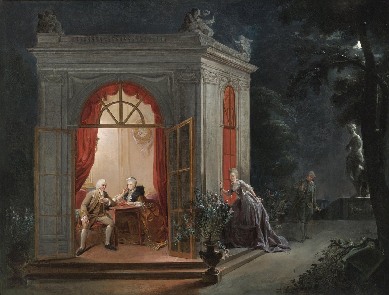 A házassági szerződés alkotó: Jean Baptiste André Gautier Dagoty