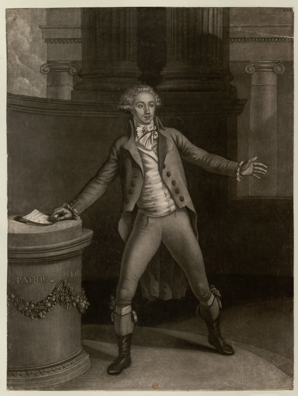 Antoine-Pierre-Joseph-Marie Barnave 1761-1793. alkotó: Jean Baptiste Audebert