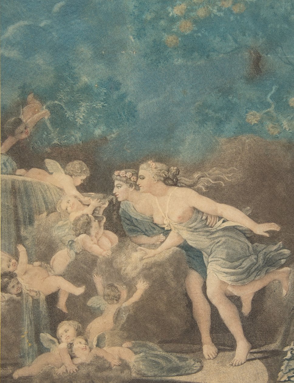 A szerelem kútja, 18. század vége. alkotó: Jean Baptiste Audebert