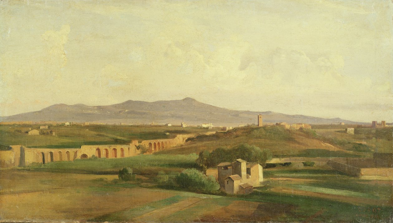 Olasz táj alkotó: Jean Baptiste Camille Corot