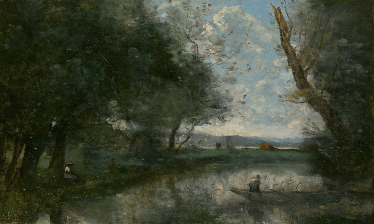 Tájkép alkotó: Jean Baptiste Camille Corot