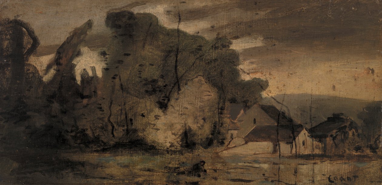 Tájkép alkotó: Jean Baptiste Camille Corot