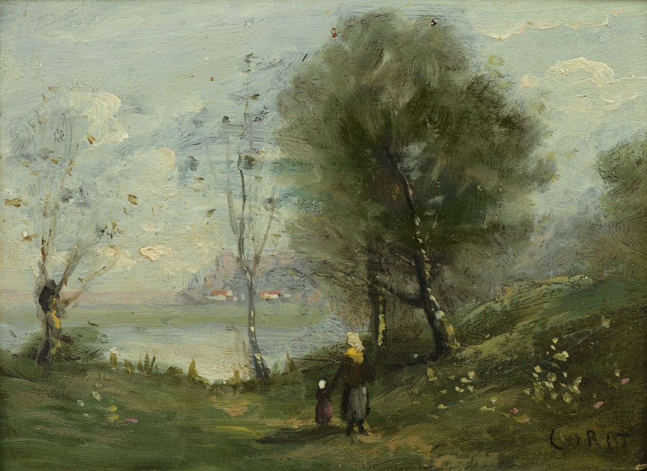 Tájkép alkotó: Jean Baptiste Camille Corot
