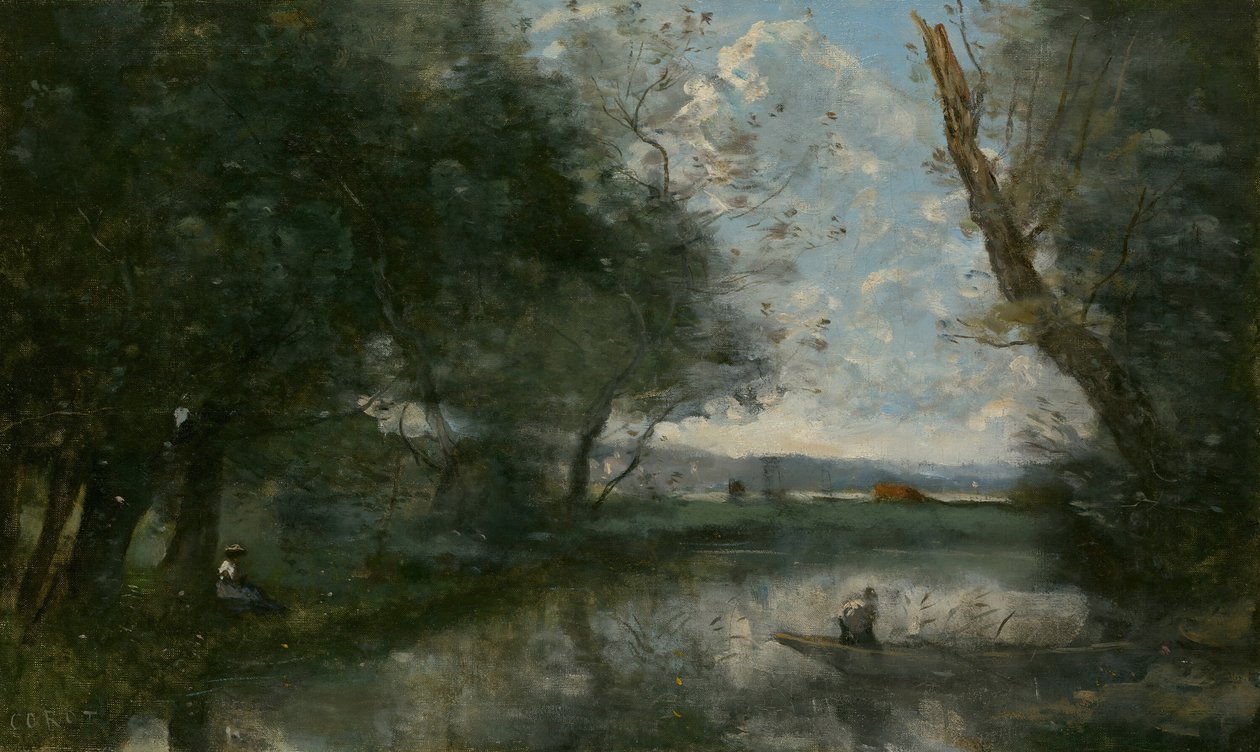 Táj, 186570. alkotó: Jean Baptiste Camille Corot