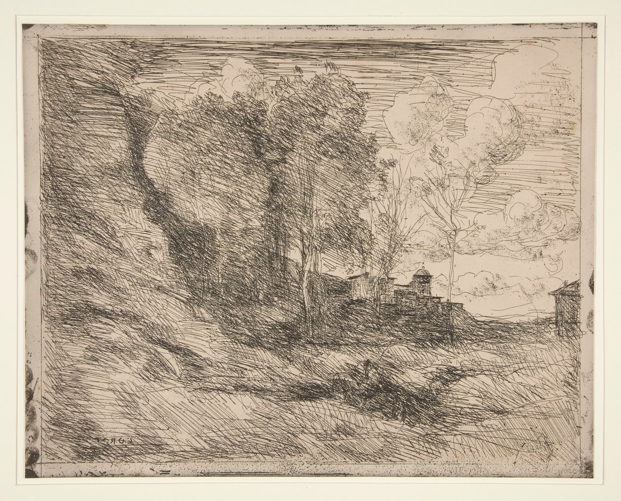 emléke alkotó: Jean Baptiste Camille Corot
