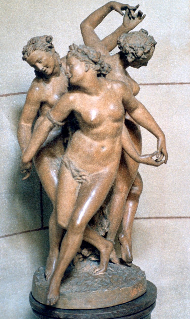 A három grácia, c1847-1875 alkotó: Jean Baptiste Carpeaux