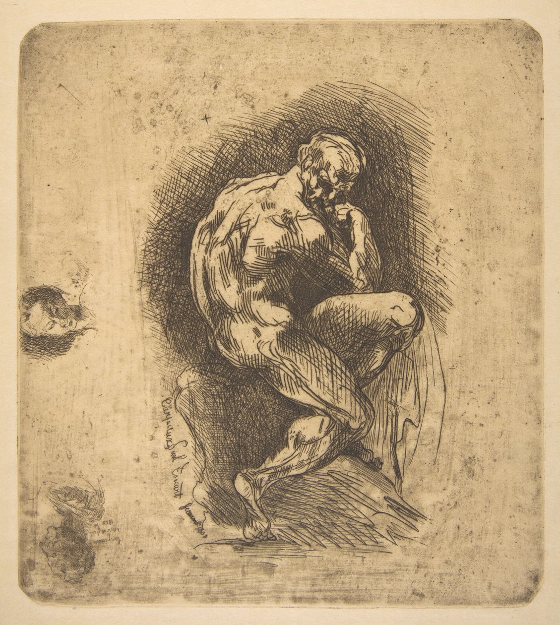 Ugolino, 1860. alkotó: Jean Baptiste Carpeaux