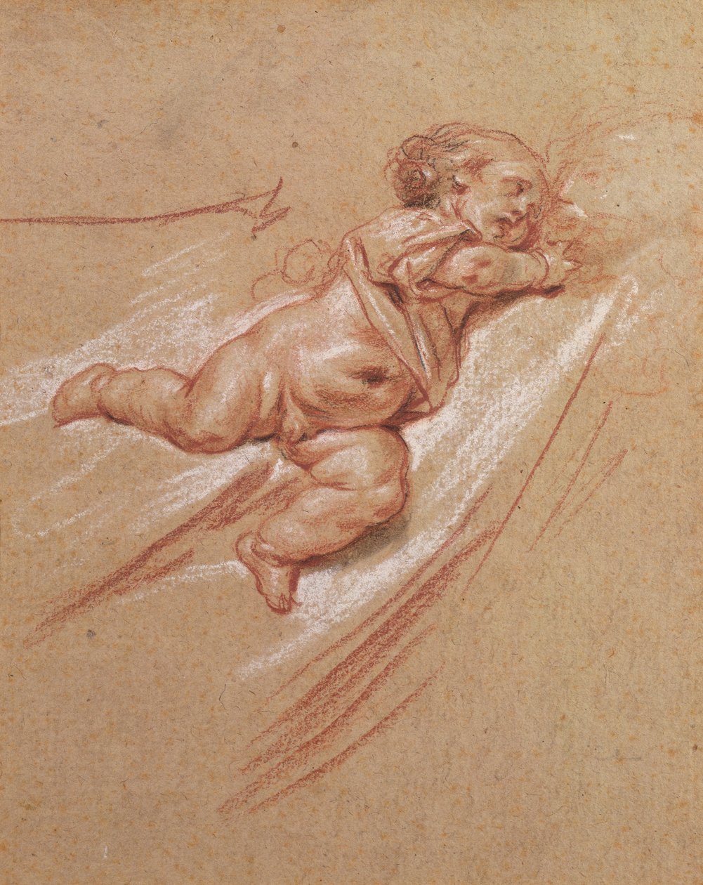 Egy gyerek (kréta papíron) alkotó: Jean Baptiste Greuze