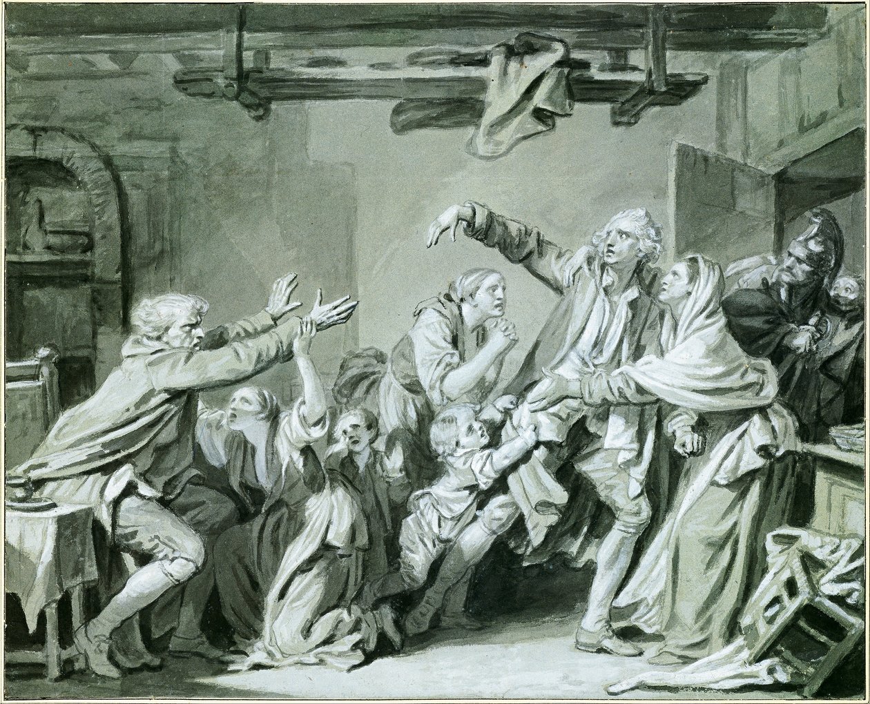 Egy apa megátkozza hálátlan fiát alkotó: Jean Baptiste Greuze
