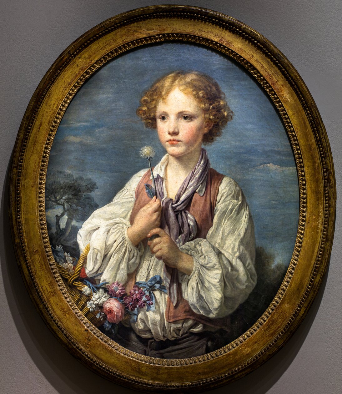 Egy fiatal pásztor alkotó: Jean Baptiste Greuze