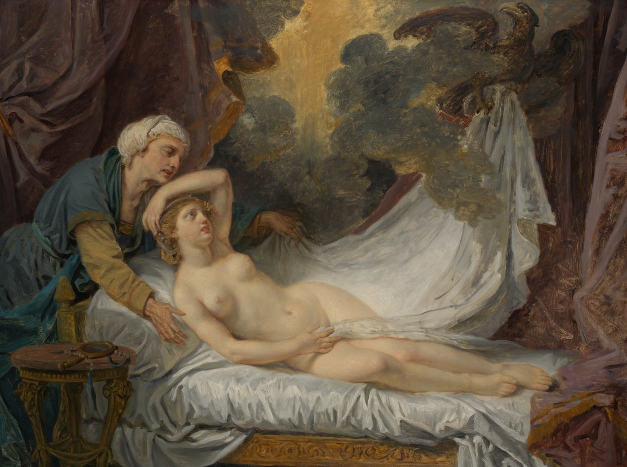 Aegina Meglátogatta Jupiter, kb. 1767-69. alkotó: Jean Baptiste Greuze