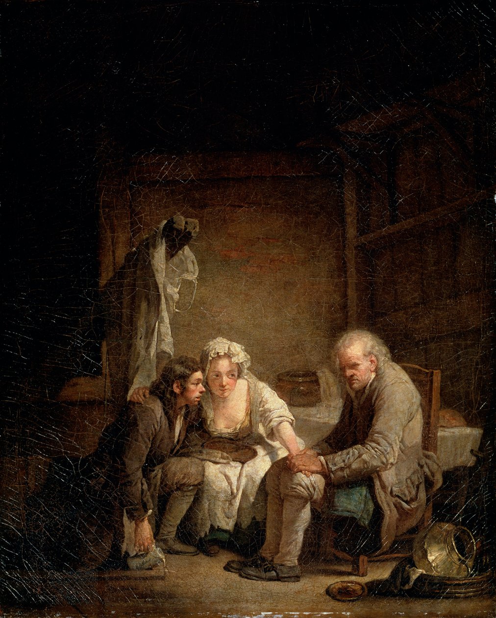 Blind Man Deceived, c1755 alkotó: Jean Baptiste Greuze