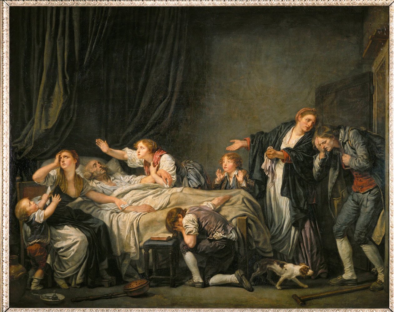 Le fils puni. A megbüntetett fiú ... alkotó: Jean Baptiste Greuze