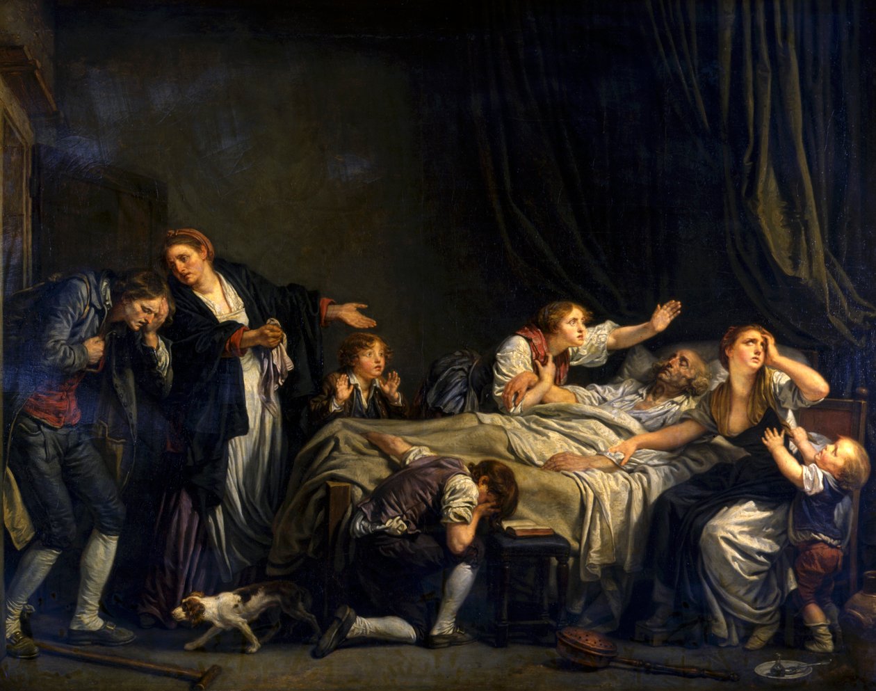 A megbüntetett fiú, 1778 alkotó: Jean Baptiste Greuze