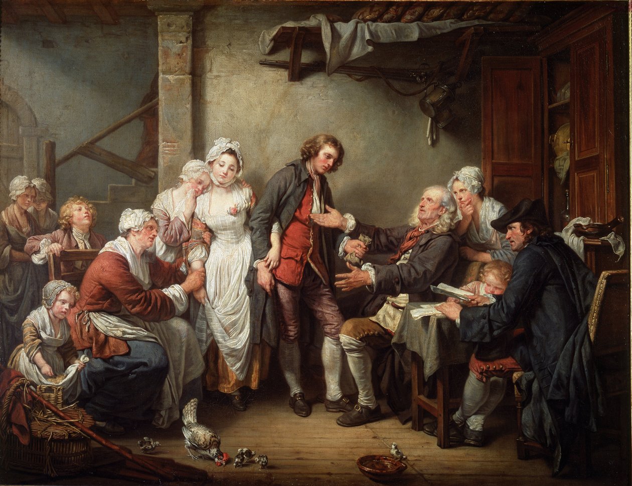 A faluegyezmény alkotó: Jean Baptiste Greuze