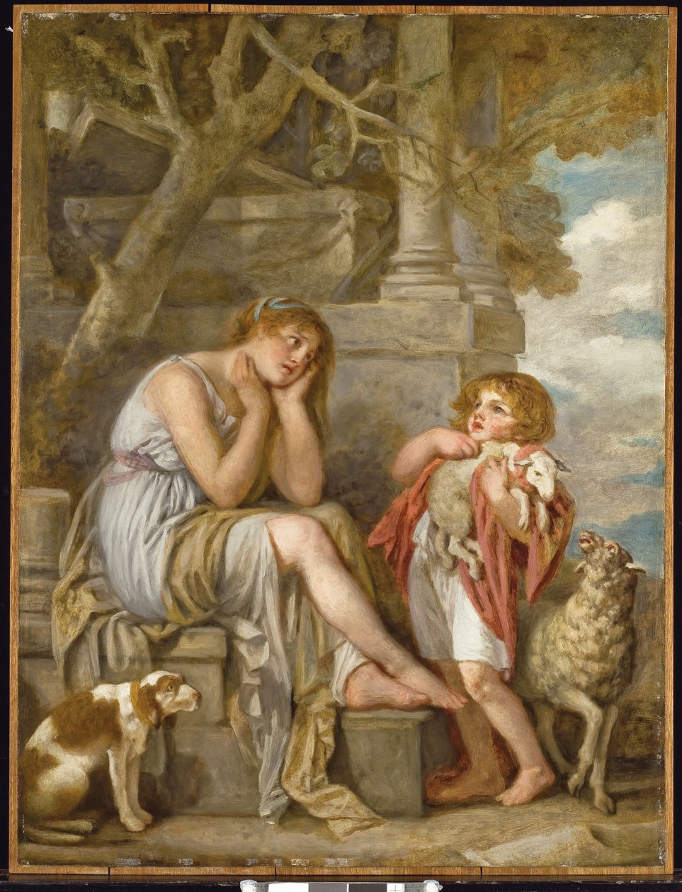 a Cheri bárány, 1780-as évek alkotó: Jean Baptiste Greuze