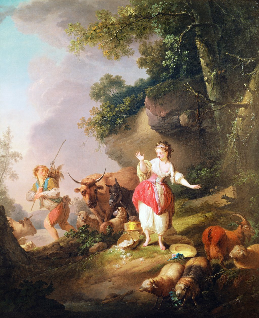 A törött tojások alkotó: Jean Baptiste Huet
