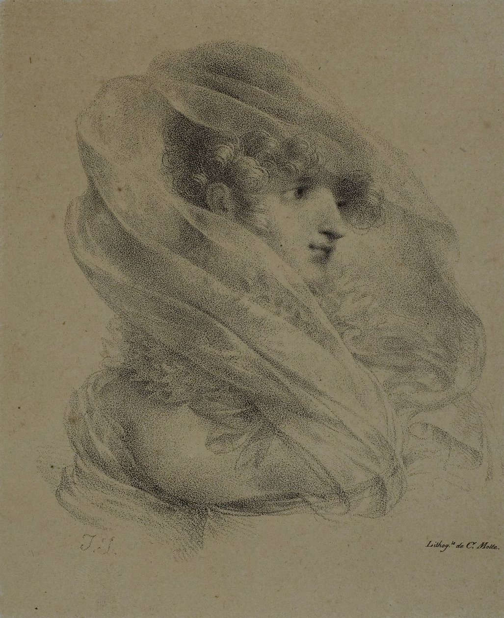 Ledieu asszony alkotó: Jean Baptiste Isabey