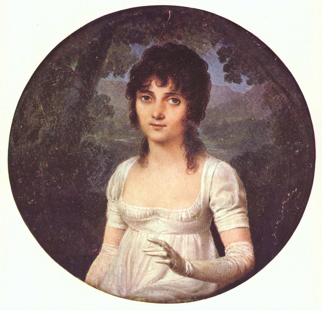 Christine Boyer portréja alkotó: Jean Baptiste Isabey