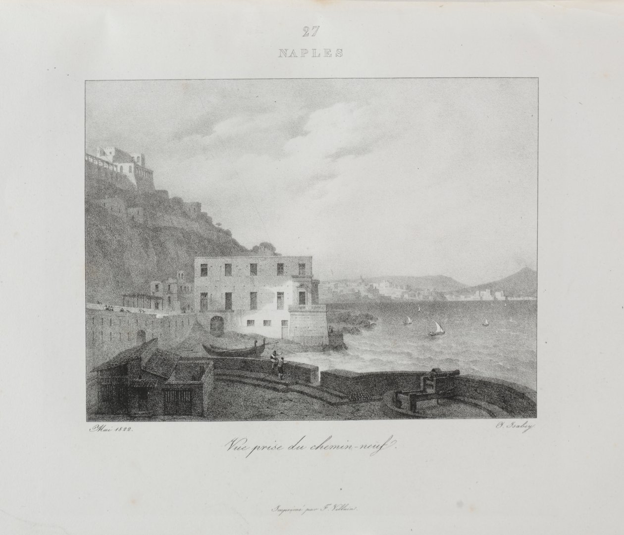 Olaszországi utazás 1822-ben alkotó: Jean Baptiste Isabey