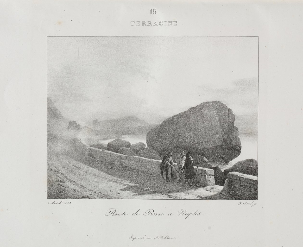 Olaszországi utazás 1822-ben alkotó: Jean Baptiste Isabey