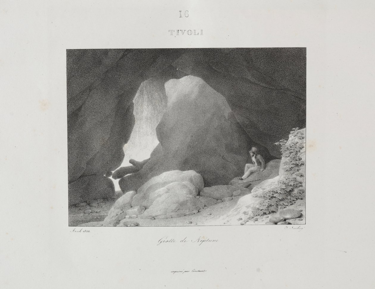 Olaszországi utazás 1822-ben alkotó: Jean Baptiste Isabey