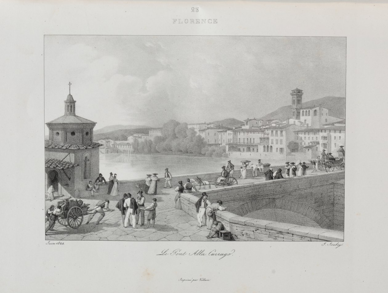 Olaszországi utazás 1822-ben alkotó: Jean Baptiste Isabey