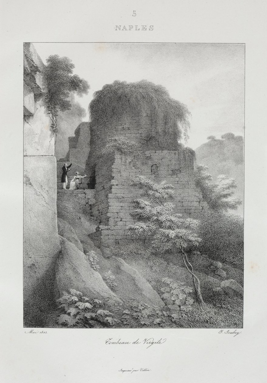 Olaszországi utazás 1822-ben, 1833-ban. alkotó: Jean Baptiste Isabey