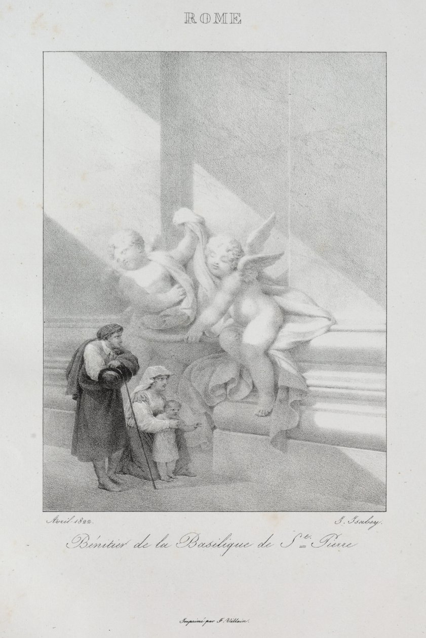 Olaszországi utazás 1822-ben, 1833-ban. alkotó: Jean Baptiste Isabey