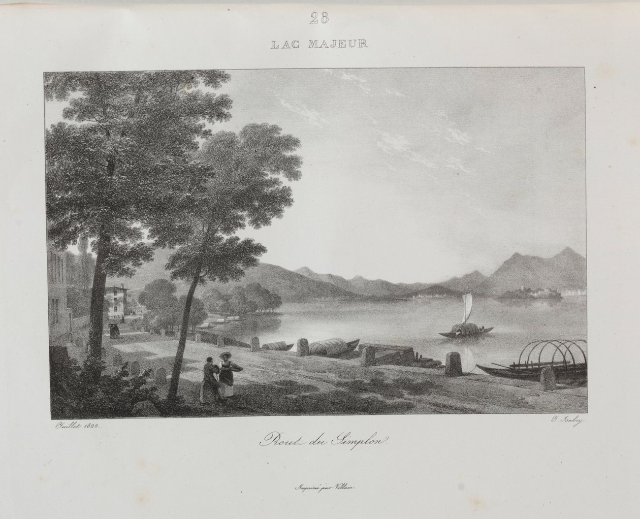 Olaszországi utazás 1822-ben, 1833-ban. alkotó: Jean Baptiste Isabey