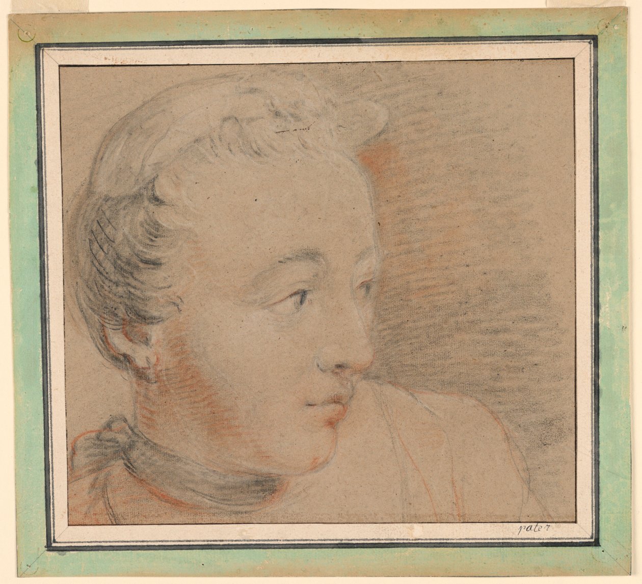 Egy nő portréja alkotó: Jean Baptiste Joseph Pater