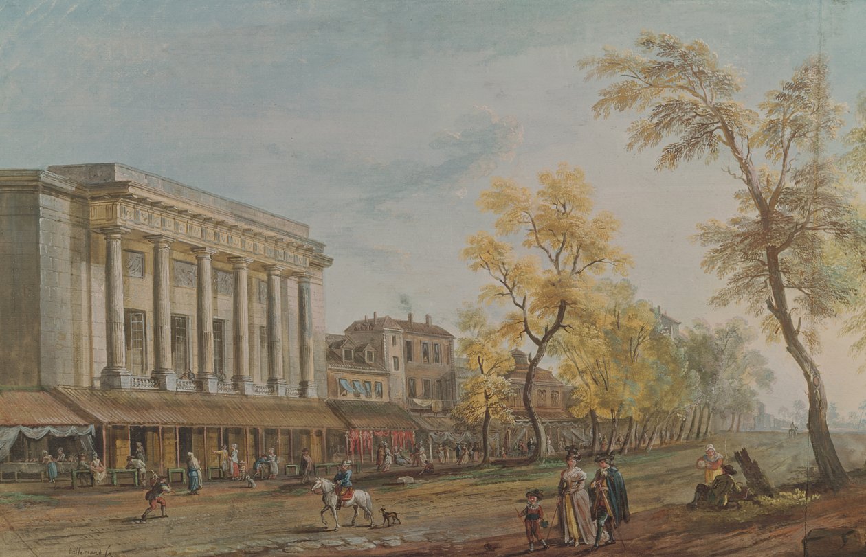 A Theatre des Italians alkotó: Jean Baptiste Lallemand