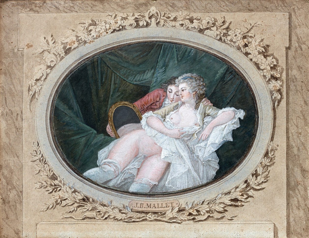 Budoár jelenet. alkotó: Jean Baptiste Mallet