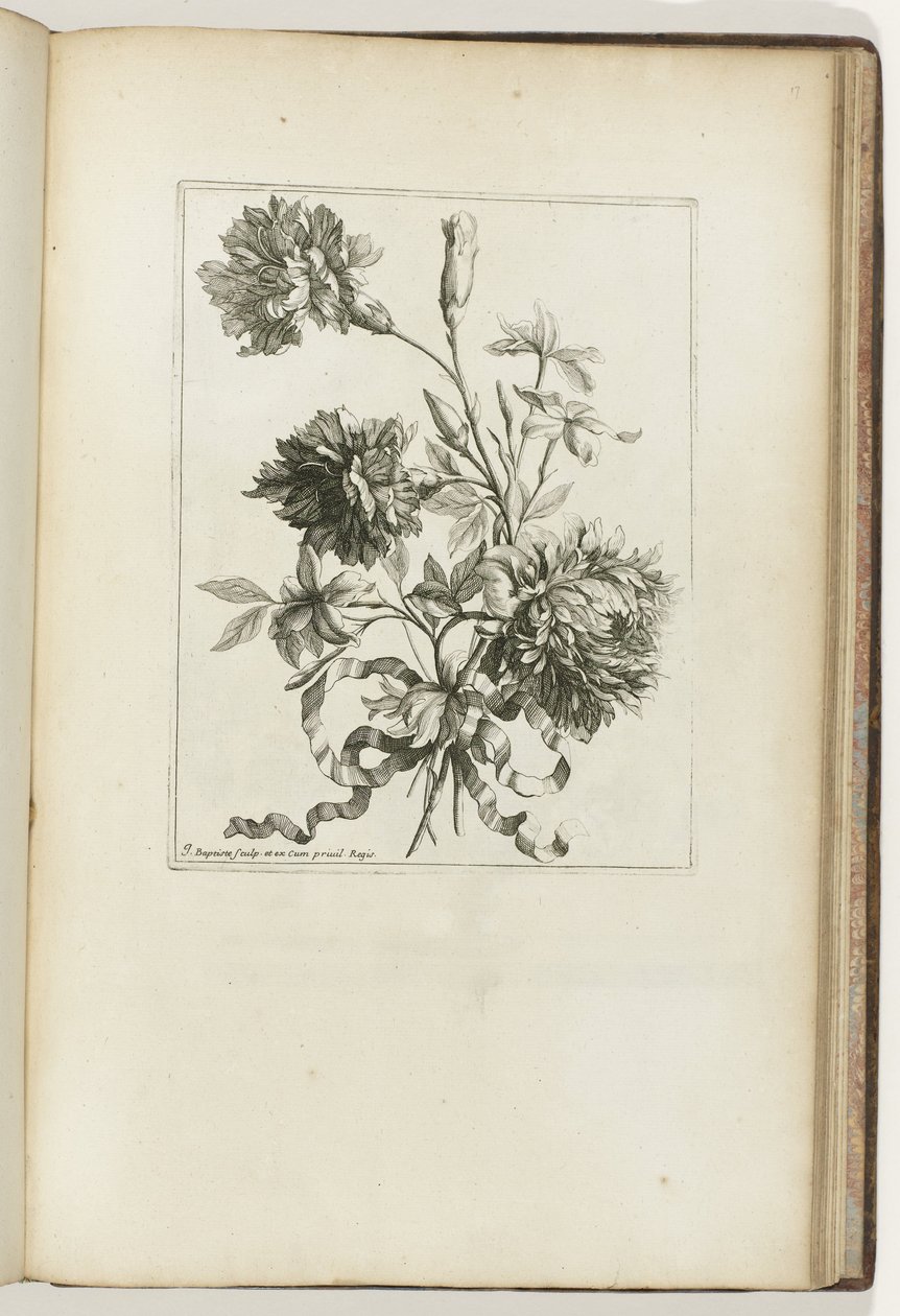 Kötött csokor Les Petits Bouquets (sorozat címe) alkotó: Jean Baptiste Monnoyer