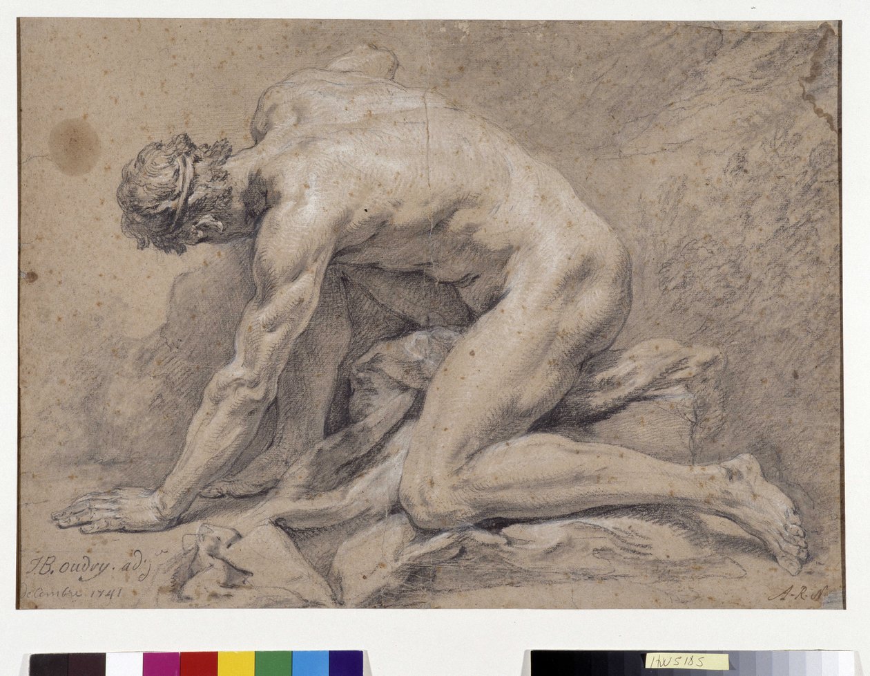 Ember tanulmány alkotó: Jean Baptiste Oudry
