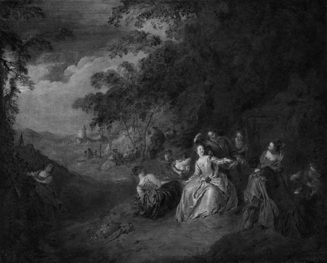 Szerelem a szabadban alkotó: Jean Baptiste Pater