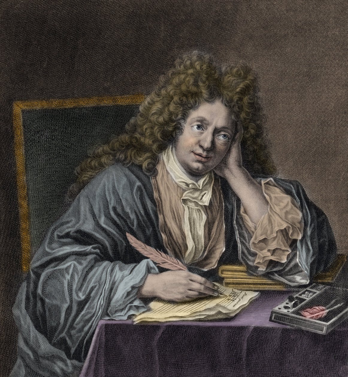 Michel Richard Delalande portréja alkotó: Jean Baptiste Santerre