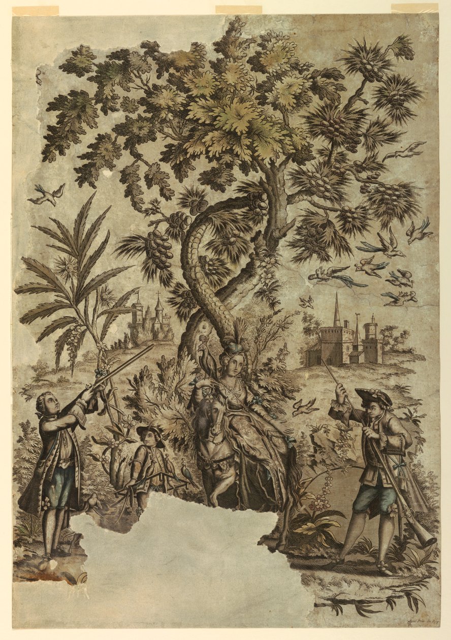 Madárvadászat alkotó: Jean Baptiste Scotin I